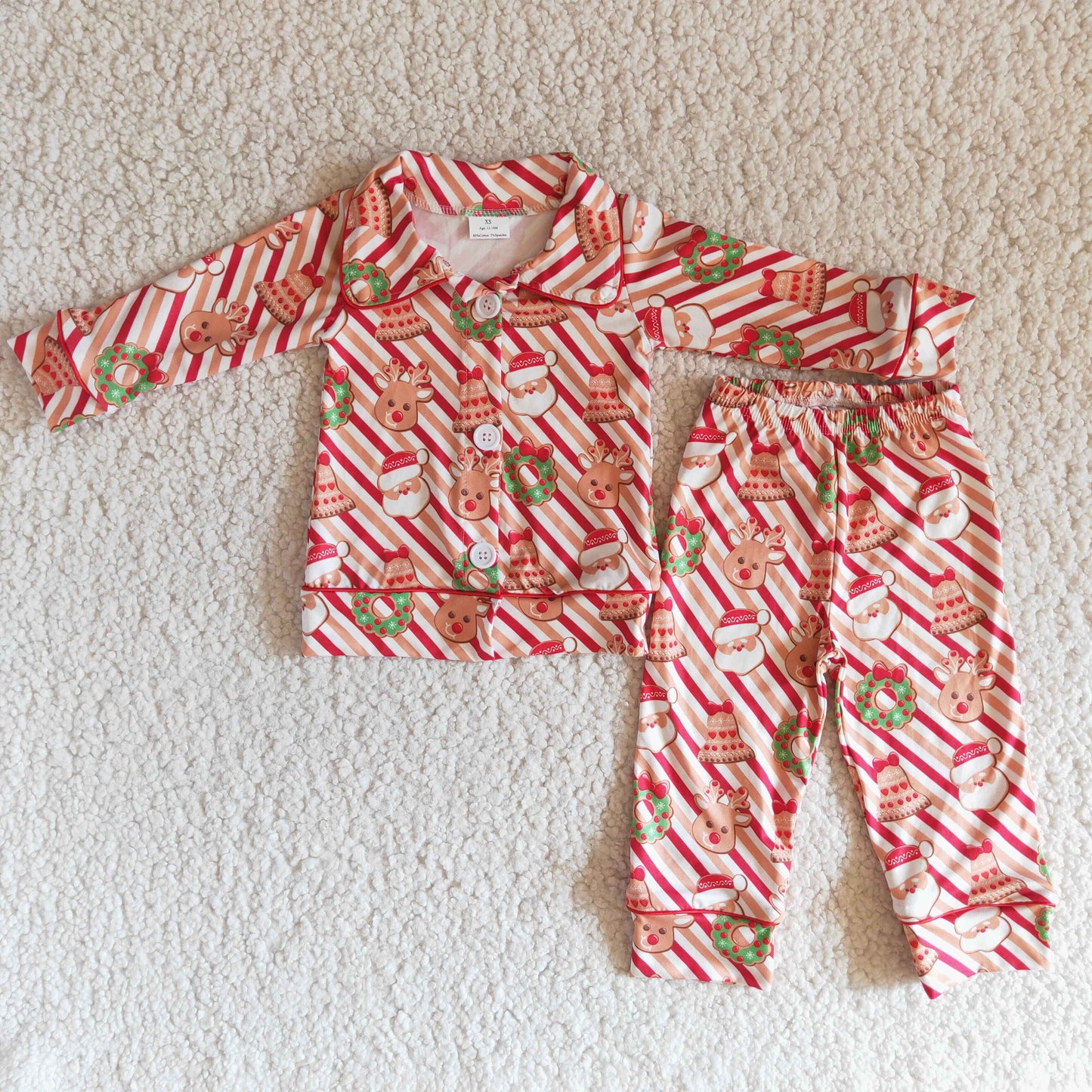 2.99 Matching Baby girls Christmas red clothing