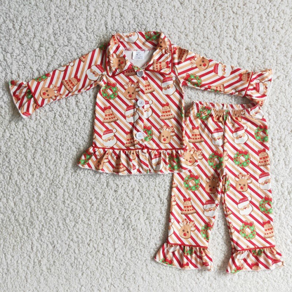 2.99 Matching Baby girls Christmas red clothing