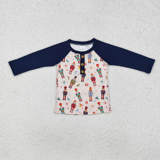 BT0915 Boys Christmas long sleeves Top