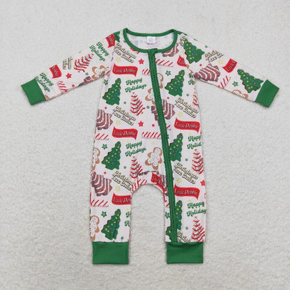 Family Matching Adult Baby girls boys Christmas tree pie clothes
