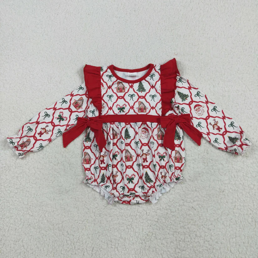 Matching Baby girls Christmas outfits clothing