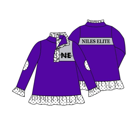 MOQ 3 Custom design baby girls NILES ELITE Pullover