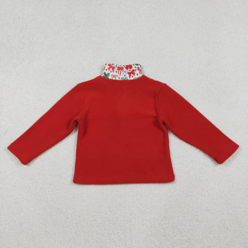 Matching Baby boys grils long sleeved pullover tops fleece