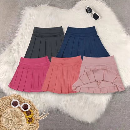 Matching RTS Sibling baby girls clothes yoga solid color summer shorts skirts