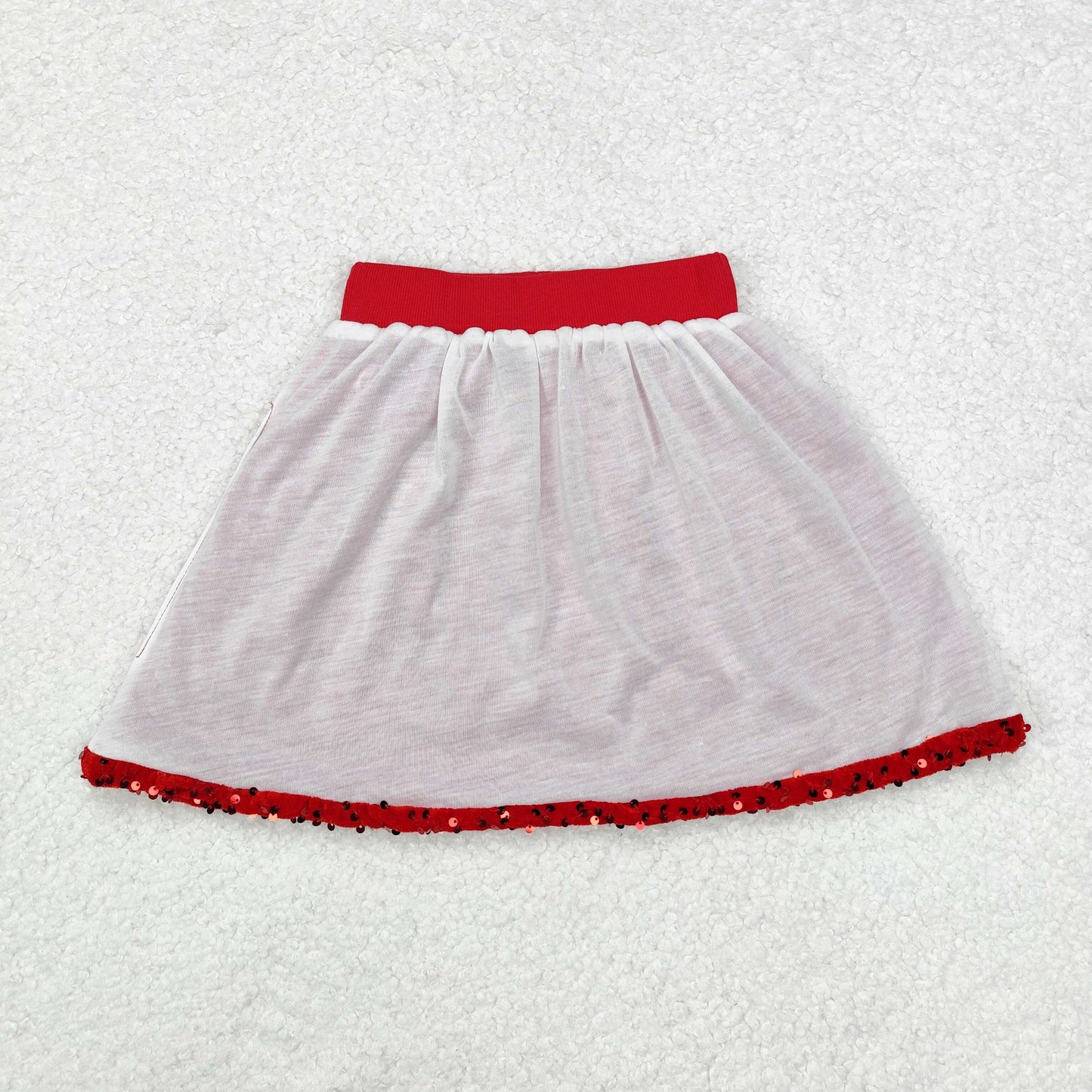 GLK0027 Girls red sequin Skirt