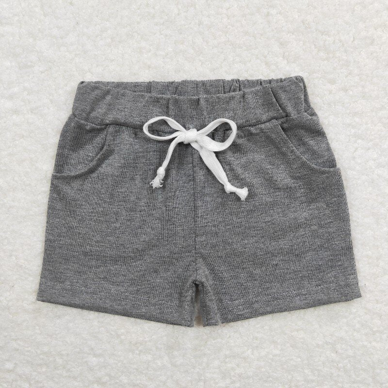 SS0534 baby boys gray shorts (Shipment from the US)