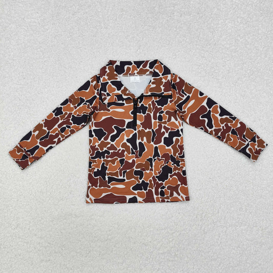 BT0956 Boys camo pullover