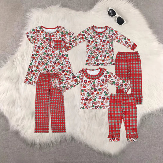 Family Matching Adult Baby girls boys Christmas  outfits