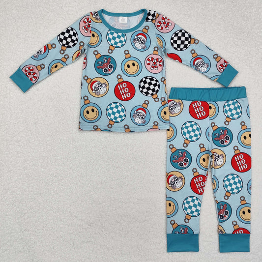 BLP0992 baby Boys Christmas bamboo pajamas