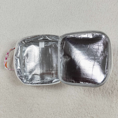 BA0309 baby leopard rose floral Lunch Box