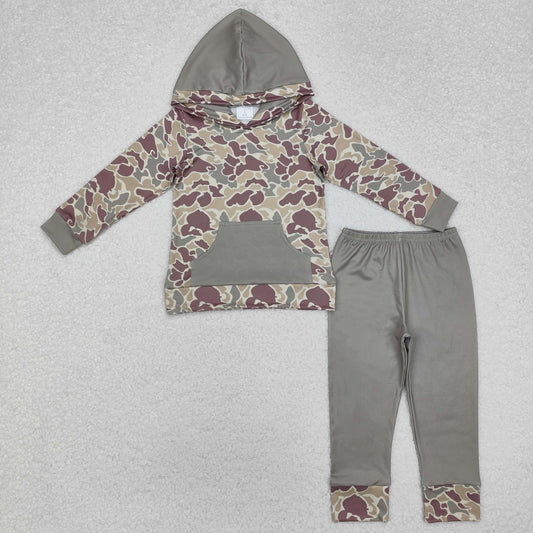 BLP0960 baby Boys camo hoodies