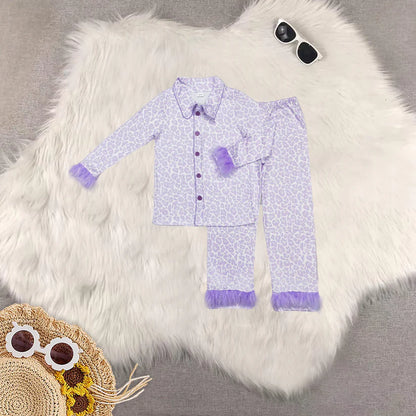 Matching Adult women Christmas furry pajamas