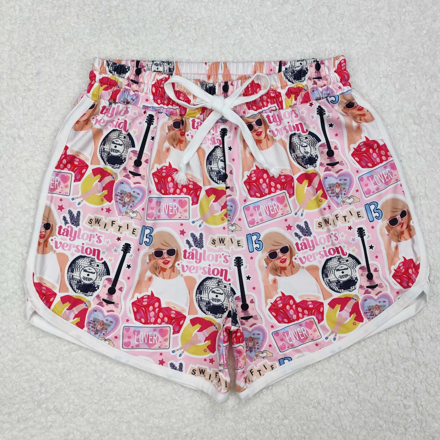 SS0420 Adult women singer pink Shorts