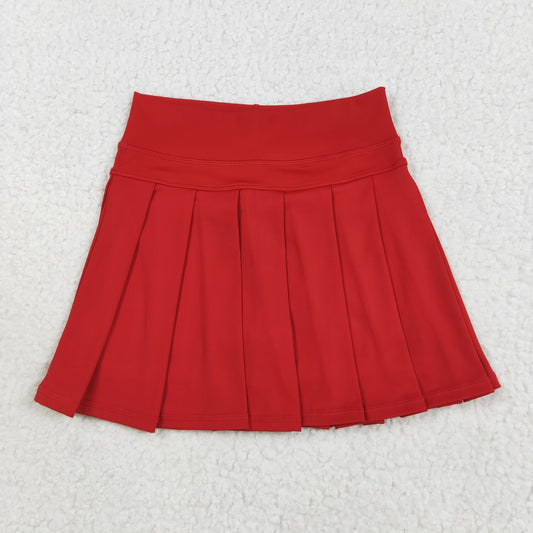GLK0125 Girls red Skirt yoga