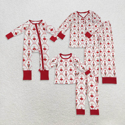 Family Matching Adult Baby girls Soldier Christmas pajamas clothing