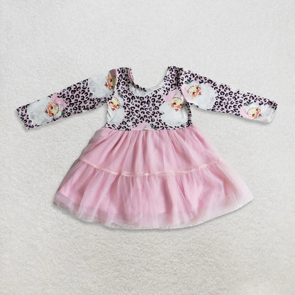 5.5 Matching Baby girls boys Christmas Santa leopard outfits long sleeves
