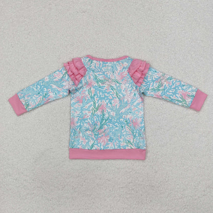 GT0763 Girls floral T-shirt