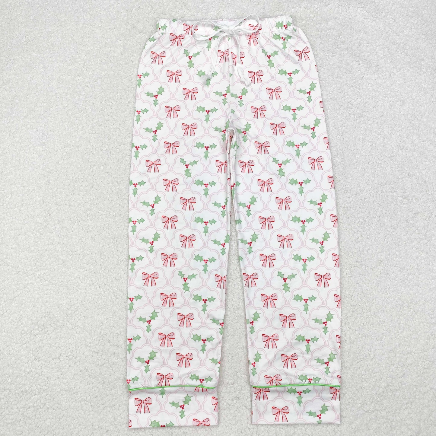 P0545 Adult woman Christmas bows Pants