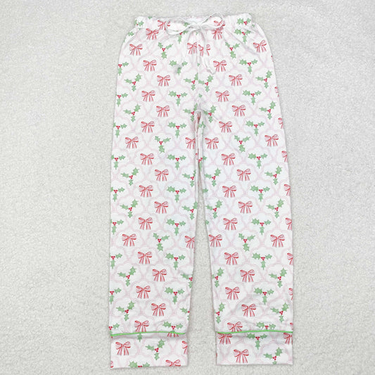 P0545 Adult woman Christmas bows Pants