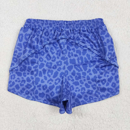 SS0470 Adult women leopard Shorts yoga