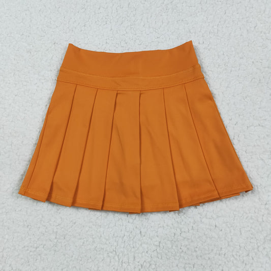 GLK0109 Girls orange Skirt yoga