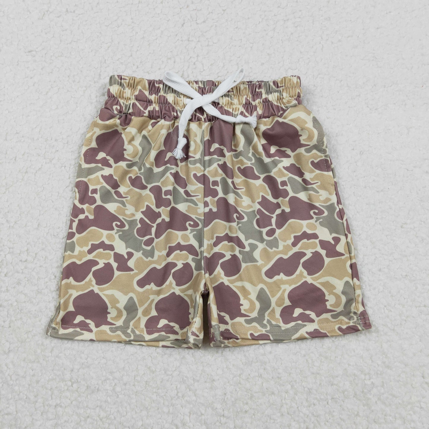 SS0696 baby boys camo shorts