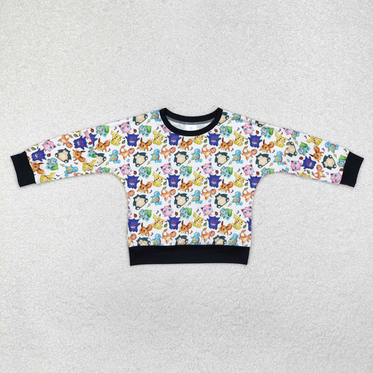 Pre-order BT1053 baby boys long sleeve cartoon top