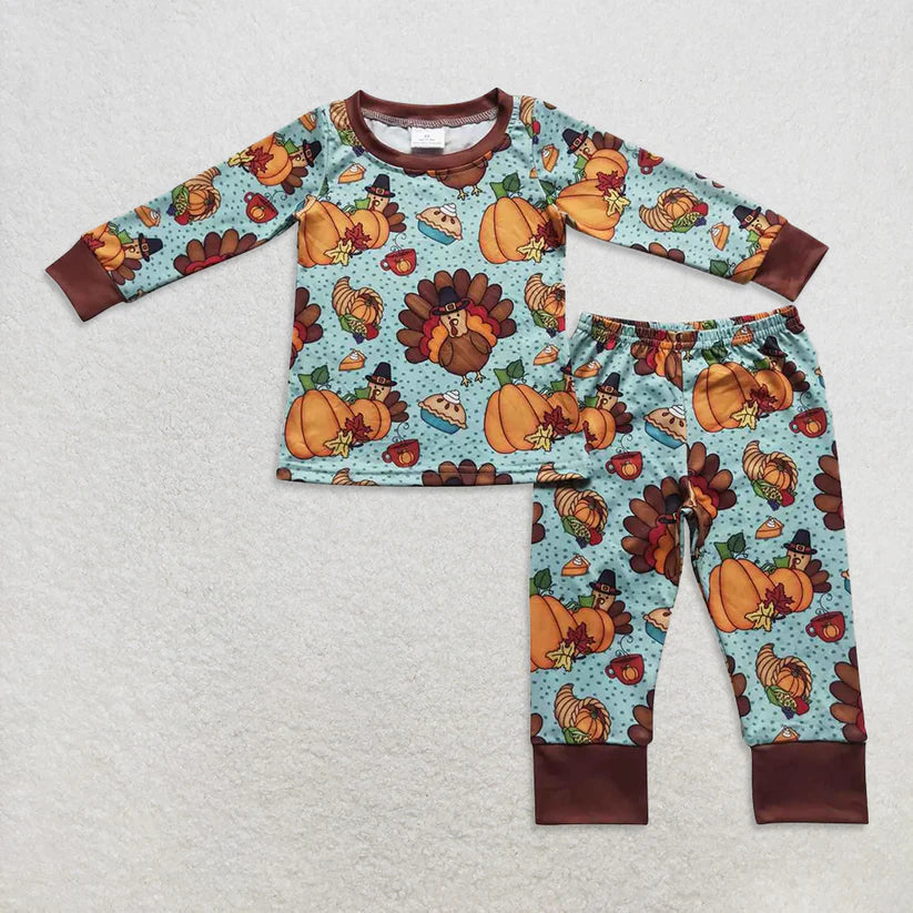 Matching Baby girls boys Thanksgiving  clothing