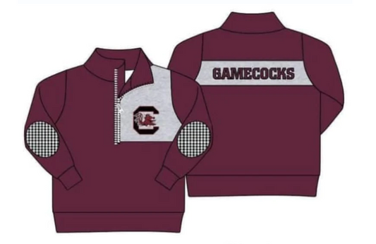 MOQ 3 Custom design Boys Gamecocks Pullover