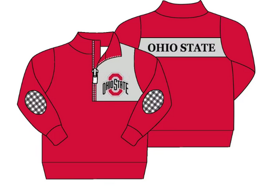 MOQ 3 Custom design Boys OHIO State Pullover