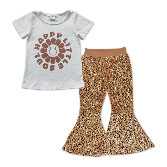 Girls Soul Outfits Sequined Pants