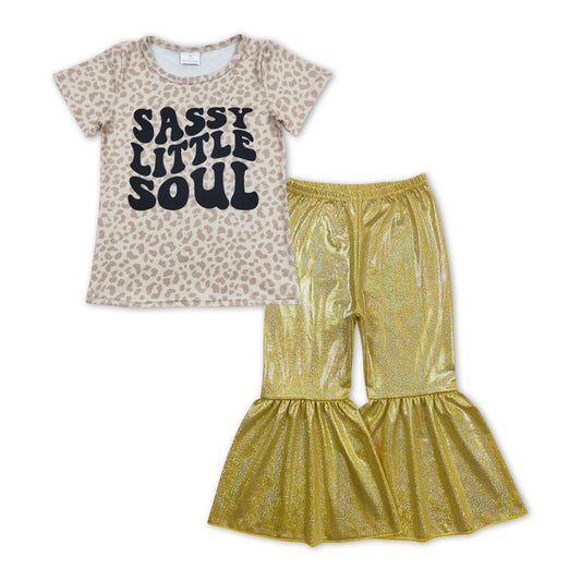 Girls Sassy Outfits Satin Pants