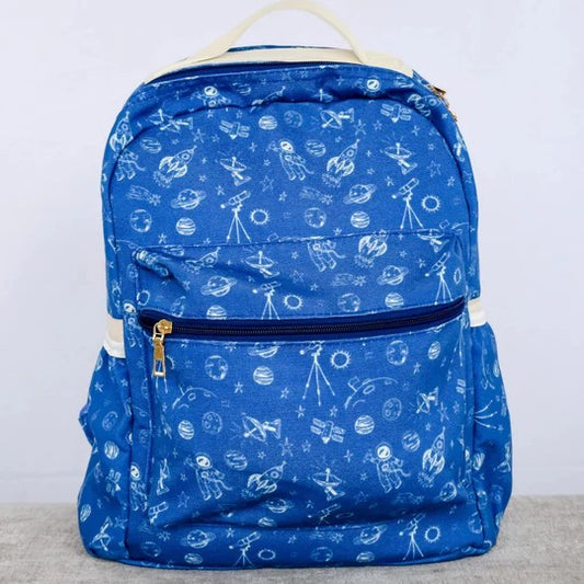 Pre-order BA0223 boys space Backpack  17 * 13.2 * 5 inches