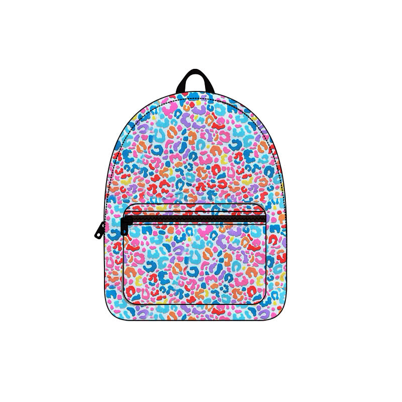 BA0232--pre order High quality colorful leopard backpack