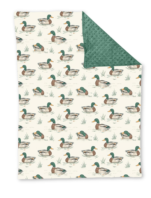 Pre-order BL0166 Baby duck green Blankets ( Deadline Sept.19 )