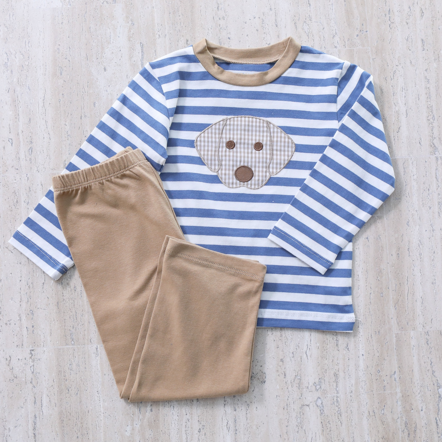 Pre-order BLP0478 Boys Dog outfits embroidery