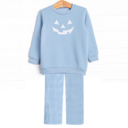 Pre-order BLP0610 Boys Halloween outfits embroidery