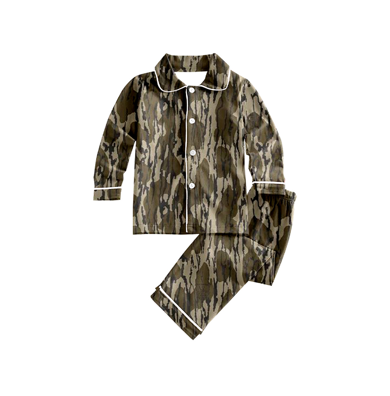 Pre-order BLP0705 Boys camo army green pajamas