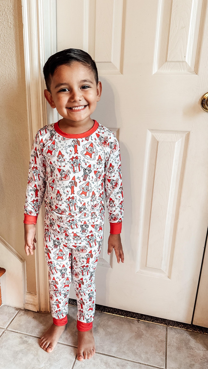 BLP0721 Boys cartoon dog pajamas