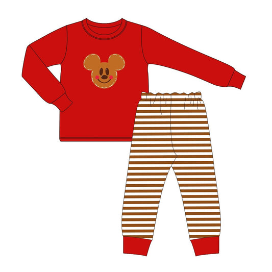 Pre-order BLP0733 baby Boys red cartoon outfits ( Deadline August 7 )