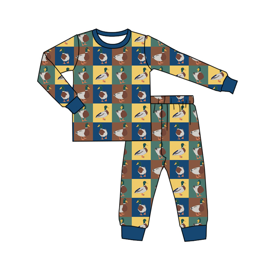 Pre-order BLP0748 baby Boys duck pajamas ( Deadline August 10 )