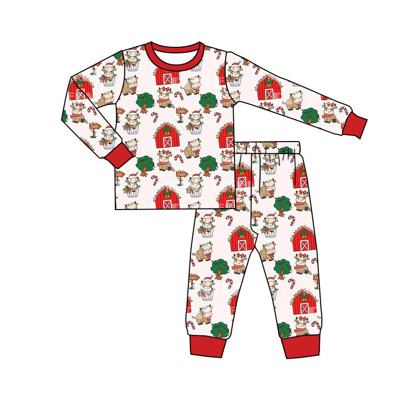 Pre-order BLP0784 baby Boys Christmas pajamas ( Deadline August 19 )