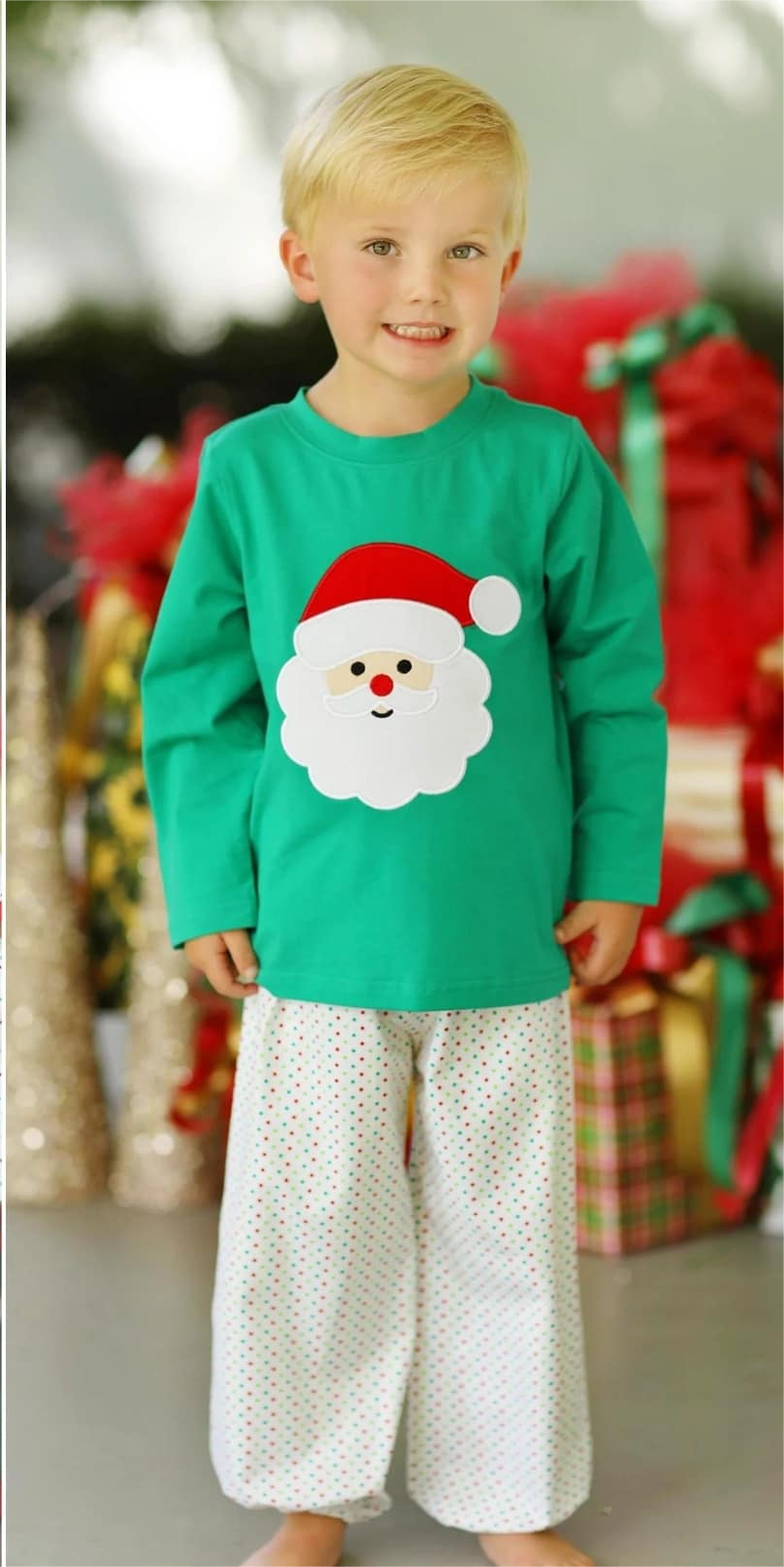 Pre-order BLP0785 baby Boys Christmas santa outfits ( Deadline August 20 )