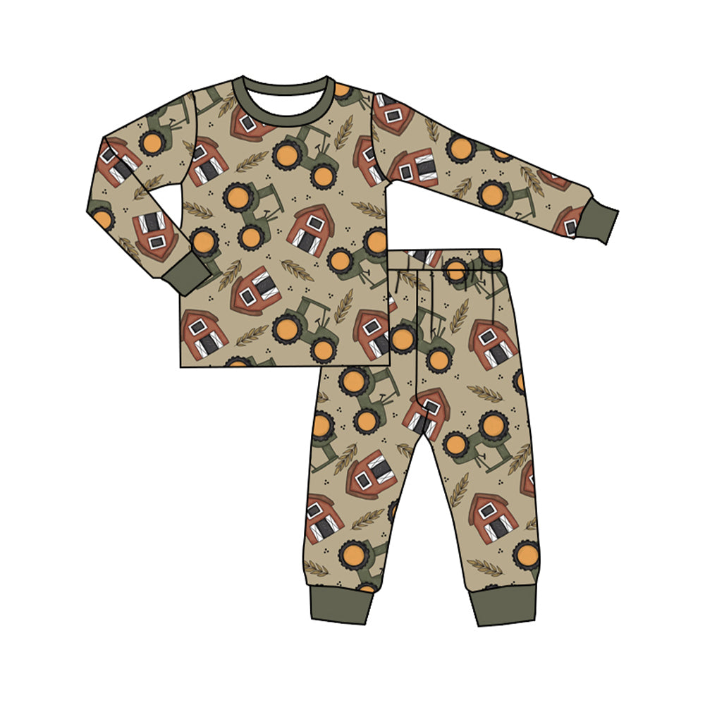 Pre-order BLP0803 baby Boys farm pajamas ( Deadline August 22 )