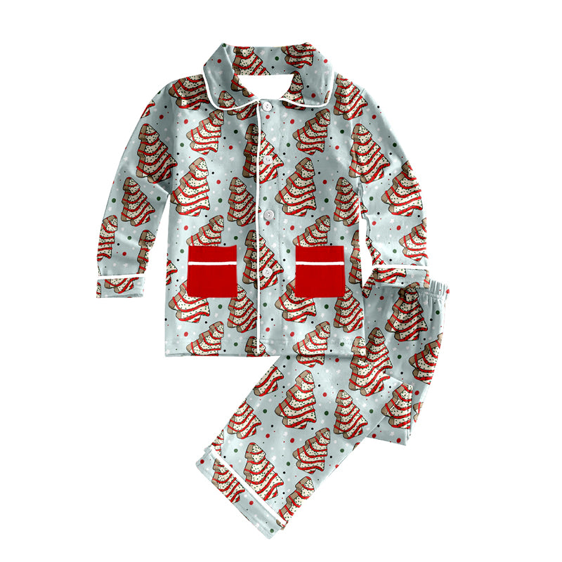 Pre-order BLP0828 baby Boys Christmas tree pajamas ( Deadline August 27 )