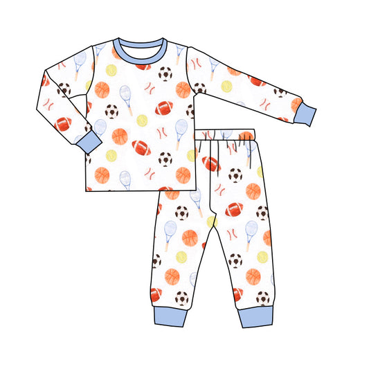 Pre-order BLP0832 baby Boys balls pajamas ( Deadline August 28 )