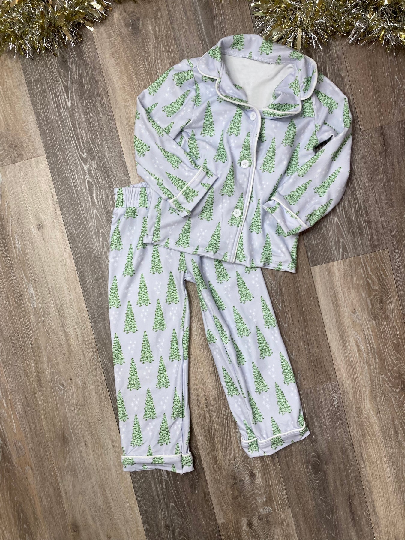 Pre-order BLP0839 baby Boys Christmas tree pajamas ( Deadline August 30 )