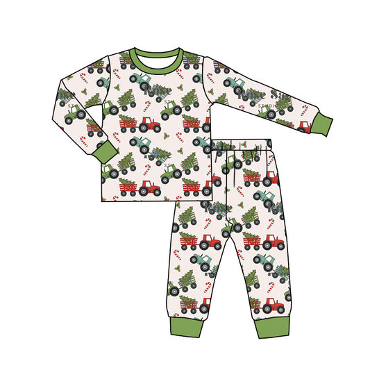 Pre-order BLP0849 baby Boys Christmas tree pajamas ( Deadline September 3 )