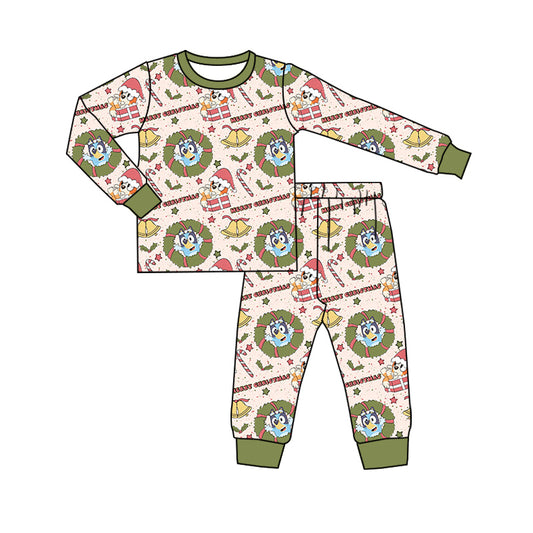 Pre-order BLP0858 baby Boys Christmas pajamas ( Deadline September 5 )