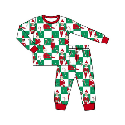 Pre-order BLP0875 baby Boys Christmas pajamas